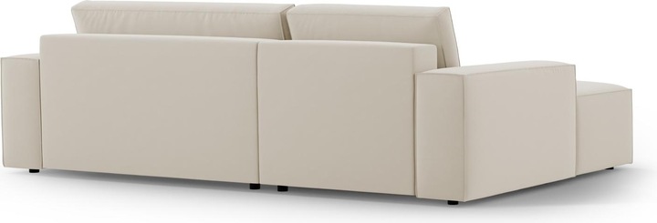 Actual product image Micadoni Velvet Left Corner Sofa With Bed Function And Box, "Jodie", 3 Seats, 246x151x86Made in Europe (Corner sofa)