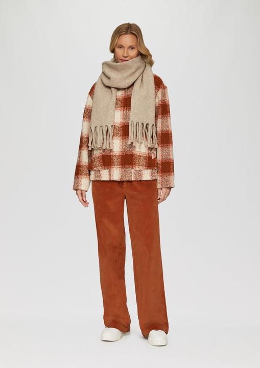 Immagine prodotto s.Oliver Tuch Gestrickter Schal mit Fransen