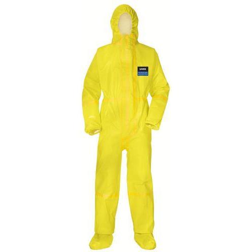 Uvex, Schutzanzug + Arbeitsoverall, Einweg (NR) Overall gelb, 3XL (3XL)