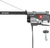 Stier Elektrischer Seilzug, 500 kg Tragkraft, 900 W Leistung