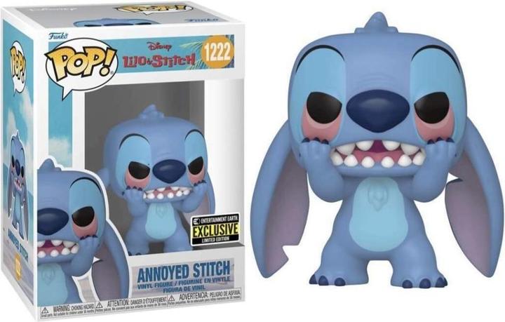 Actual product image Funko POP! Disney Lilo & Stitch Annoyed Stitch (1222) EXM