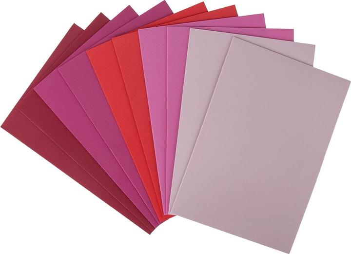 Actual product image Folia Foam rubber set tone on tone red