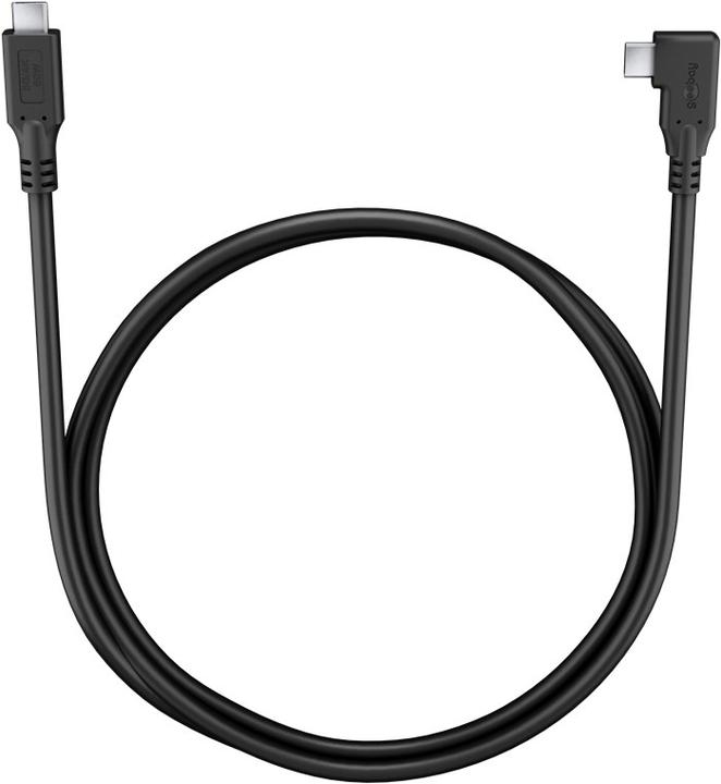 Produktbild Goobay USB-C-Kabel 90°, 3 m, schwarz (3 m, USB 3.2 Gen 1, 60 W)