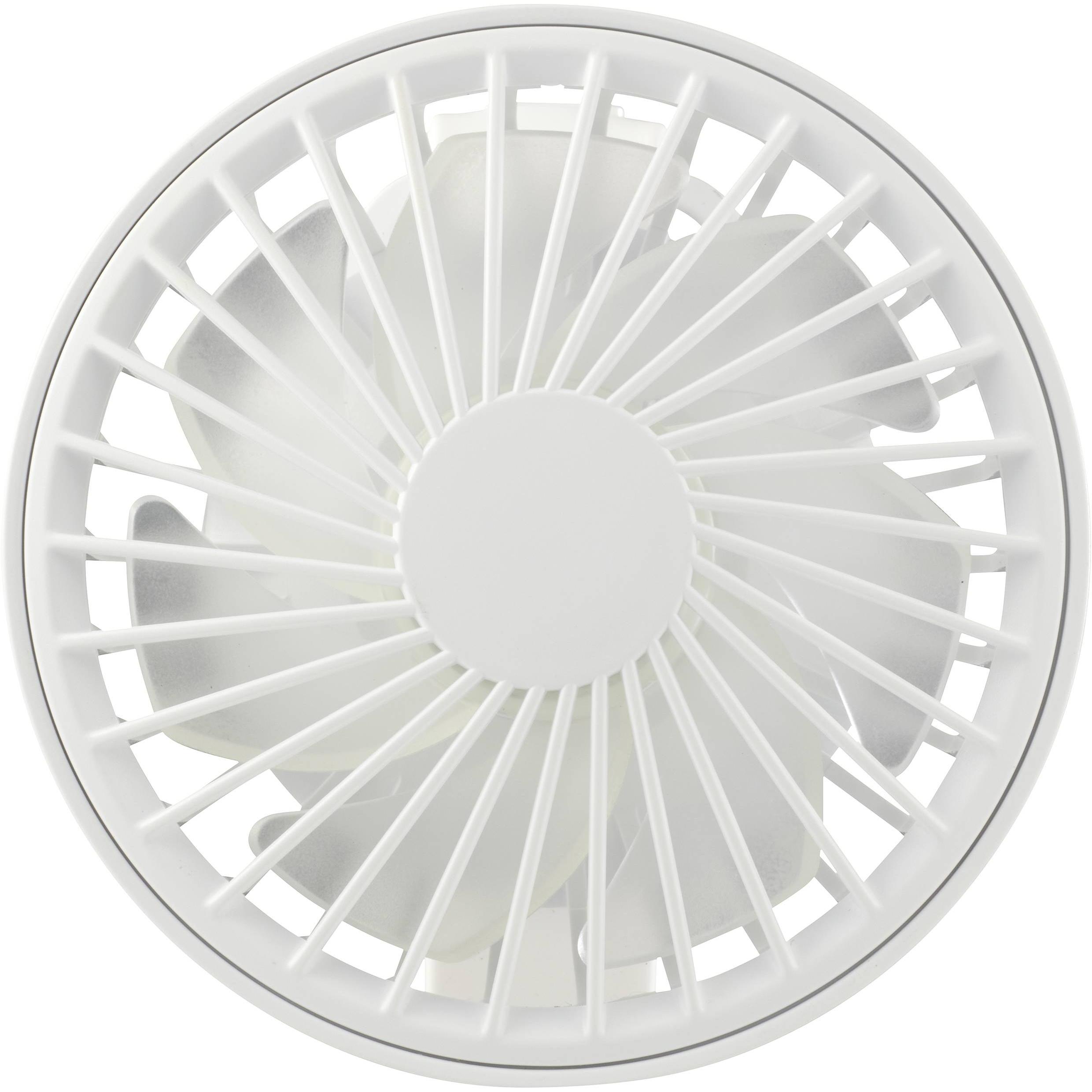 Basetech Mini ventilatore ricaricabile, Ventilatore, Bianco
