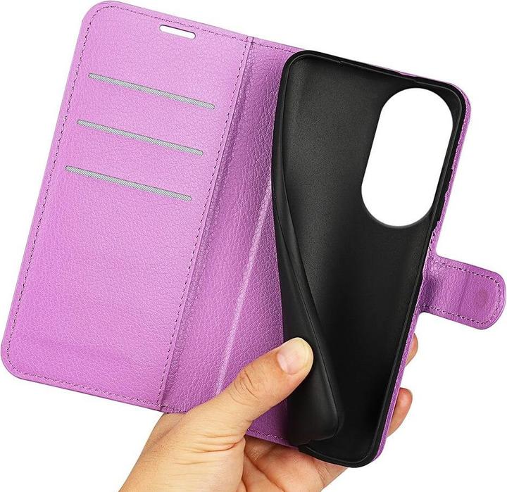 Image du produit Cover-Discount Oppo Reno10 / 10 Pro - Étui en cuir violet (OPPO Reno 10, Oppo Reno 10 Pro)