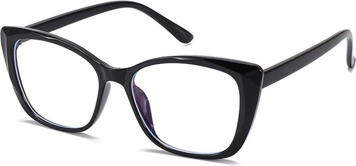 Actual product image Techsuit - Anti-Blue Light Glasses Reflex PC (PC28016-C1) - Cat Eye - Black