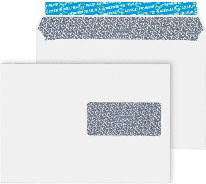 Goessler Couvert G-Line m/Fenster C5 2161 100g, weiss 500 Stück (C5, 500 x)