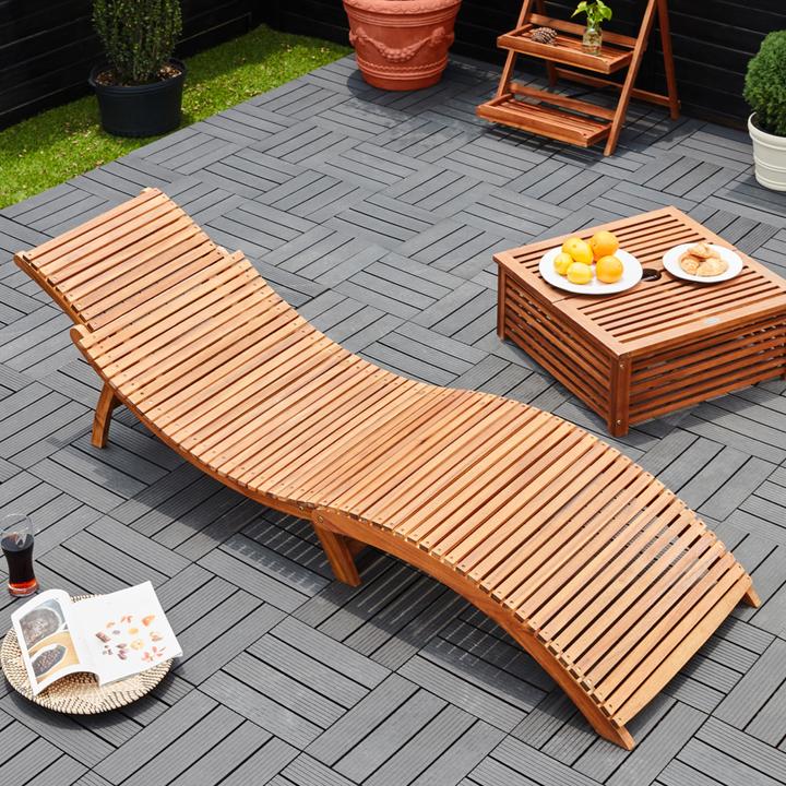 Actual product image Casaria Sun lounger (190 cm)