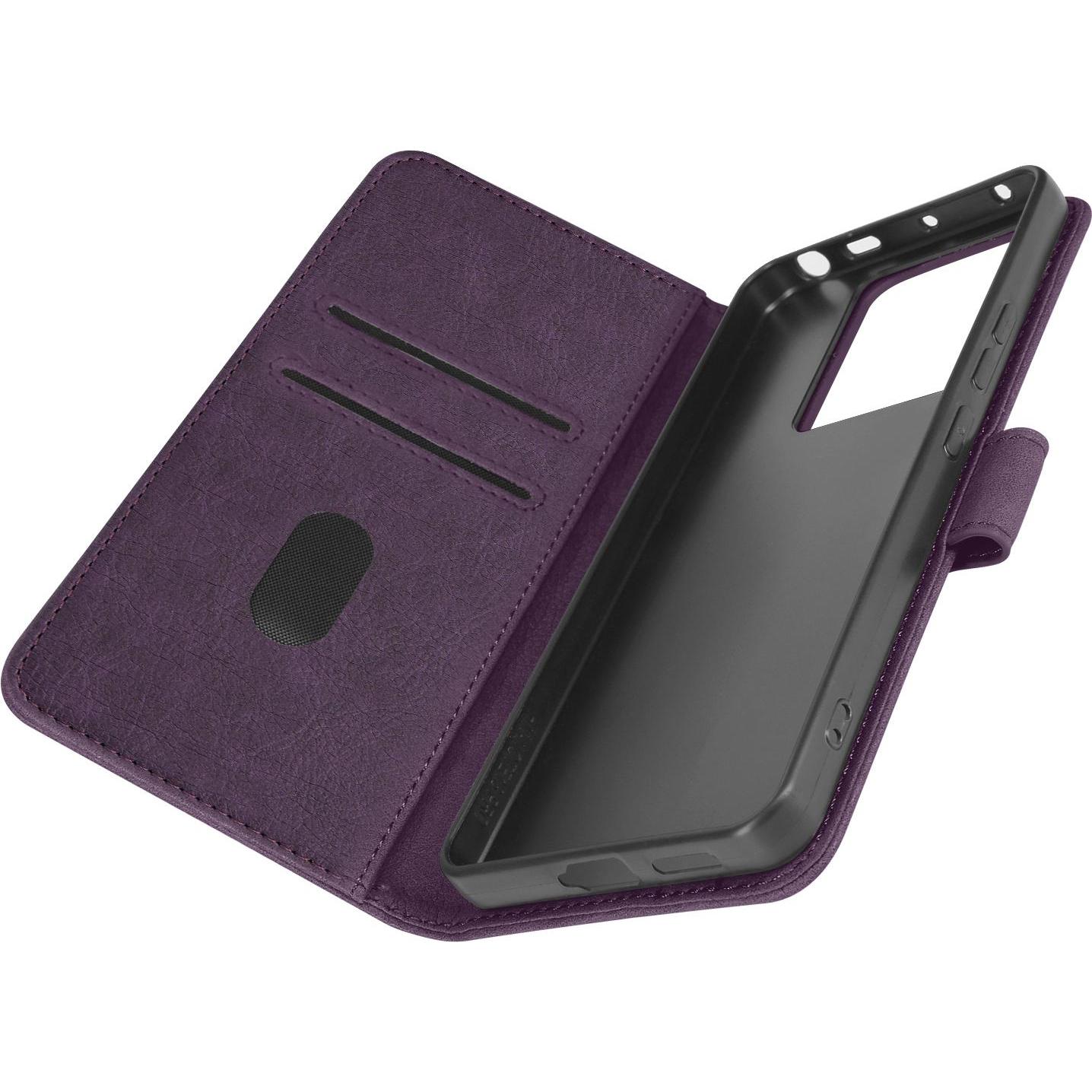 Avizar Chesterfield Wallet Cover Series (Xiaomi Redmi Note 13 Pro), Smartphone Hülle, Violett