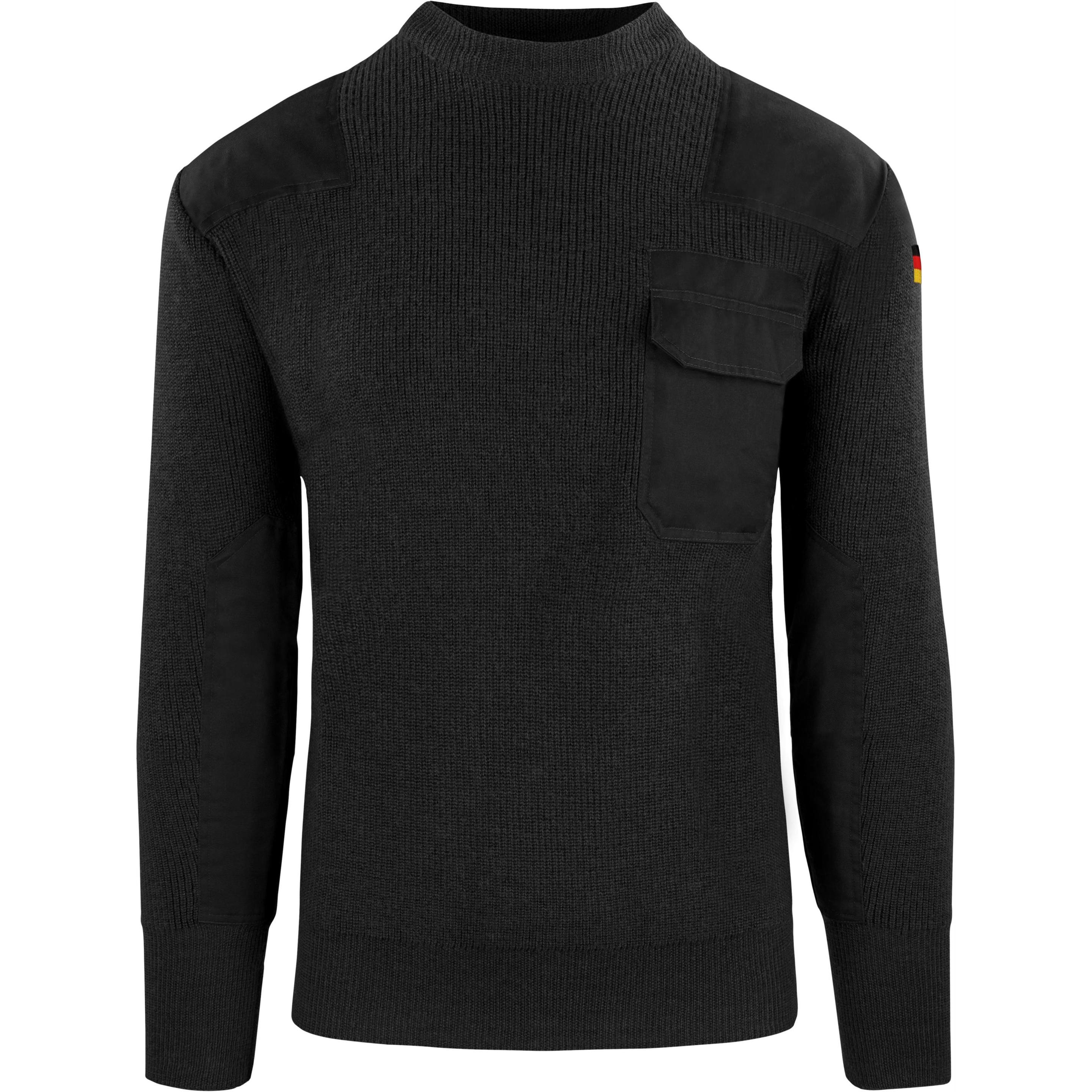 Thumbnail - Normani, Herren, Pullover, Herren BW-Pullover mit Schurwolle Barntrup, Schwarz, (5XL)