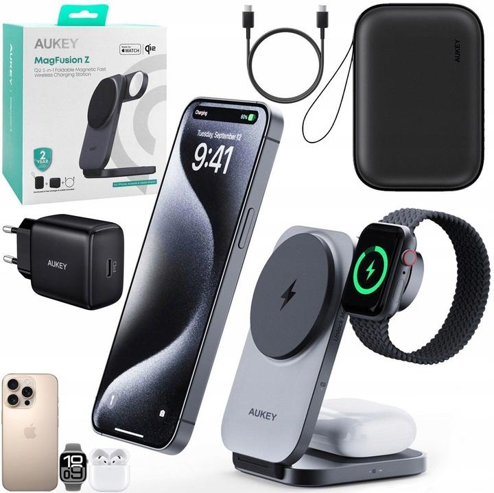 Actual product image Aukey Magfusion Z 3 in1 (15 W)