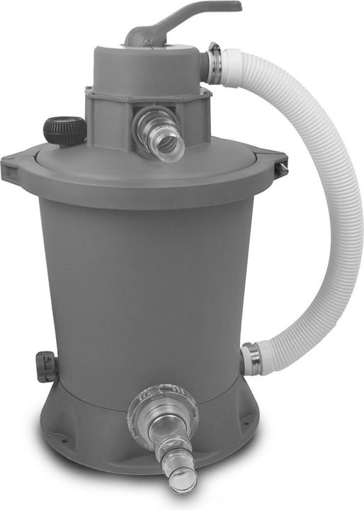 Image du produit Exit Piscine à cadre 540x250x100 cm avec pompe à filtre à sable - noir avec pompe à filtre à sable (540 x 250 x 100 cm)