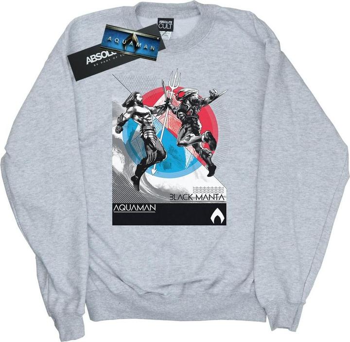 Actual product image Mens Aquaman Vs Black Manta Sweatshirt (XL)