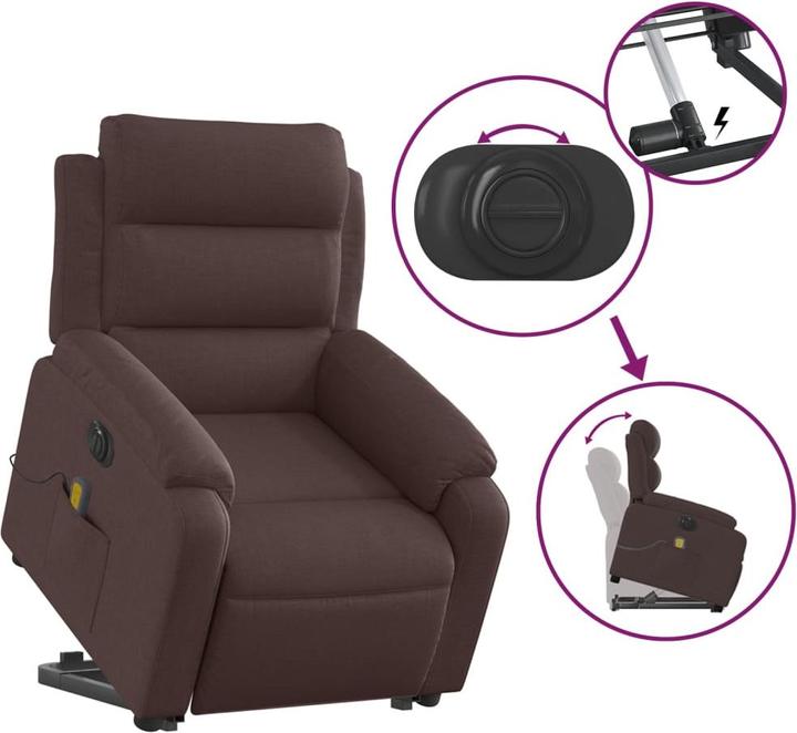 Image du produit vidaXL Massagesessel mit Aufstehhilfe