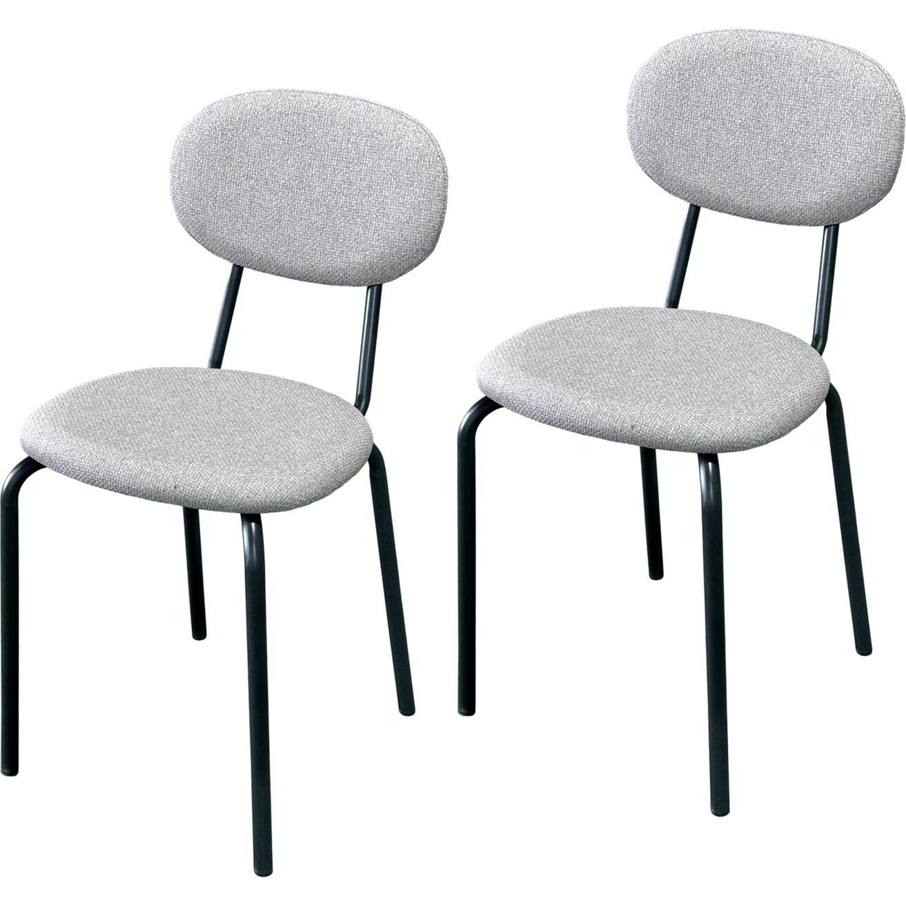 HTI-Living, Stühle, Stuhl Anella Cappucchino 2er-Set