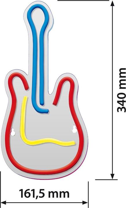 Produktbild Actis Neon LED ACS-NEON GITARRE (25 lm)