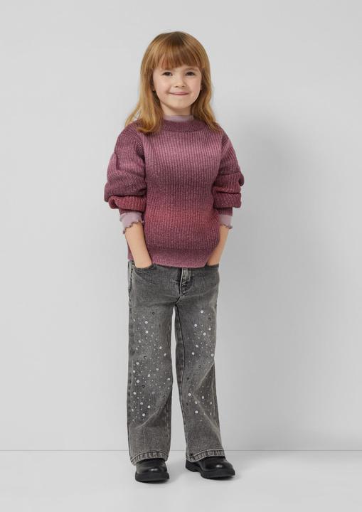 Produktbild s.Oliver Strickpullover Strickpullover im Loose Fit mit Farbverlauf (92)