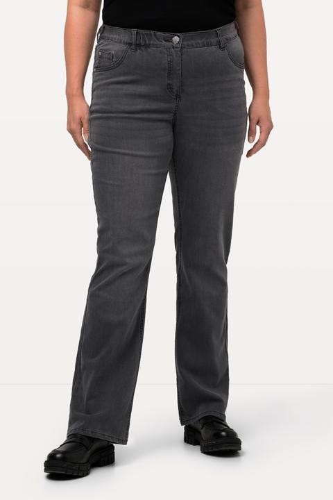 Immagine prodotto Ulla Popken Jeans modello Marie con boot cut, cintura comoda e taglio a cinque tasche (54)