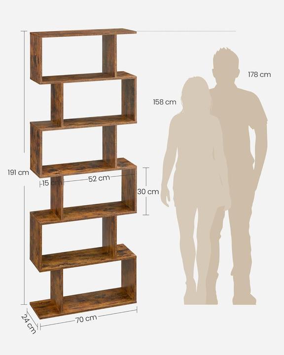 Actual product image Vasagle Shake (70 x 24 x 190.5 cm)