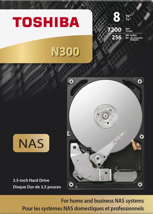 Immagine prodotto Toshiba N300 Retail (8 TB, 3.5")