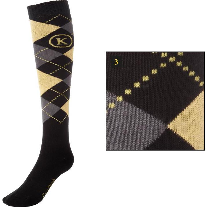 Kavalkade, Socken, KavalSocks, Grau, Schwarz, (43, 46)