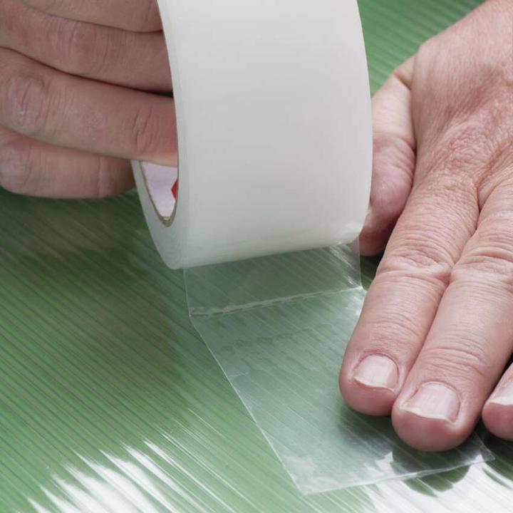 Actual product image Emos Repair tape for polycarbonate and glass, 25 m x 50 mm, transparent (50 mm)