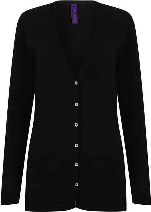 Produktbild Henbury Leichte Strickjacke mit VAusschnitt (XS)