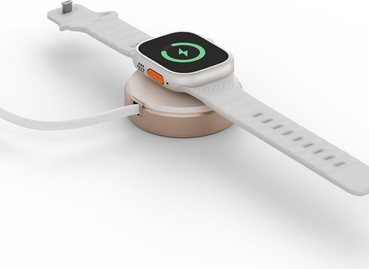 Image du produit Energea Wireless charger MAGDUO ARC 2in1 for phone and Apple Watch with retractable cable gold (17.50 W)