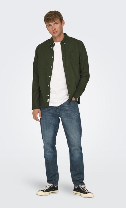 Produktbild Only & Sons Normal geschnitten Hemdkragen Hemd Hemd (XL)