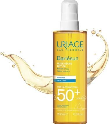 Actual product image Uriage Bariésun Dry Oil SPF50+ Spr 200 ml (Suntan oil, SPF 50, 200 ml, 222 g)