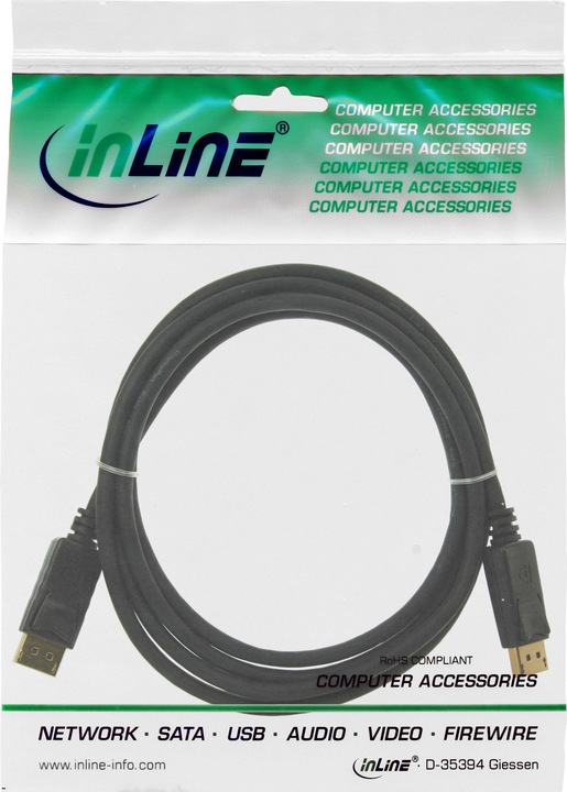 Produktbild InLine DisplayPort — DisplayPort (5 m, DisplayPort)