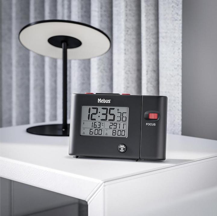 Actual product image Mebus 25795 Radio Projection Alarm Clock
