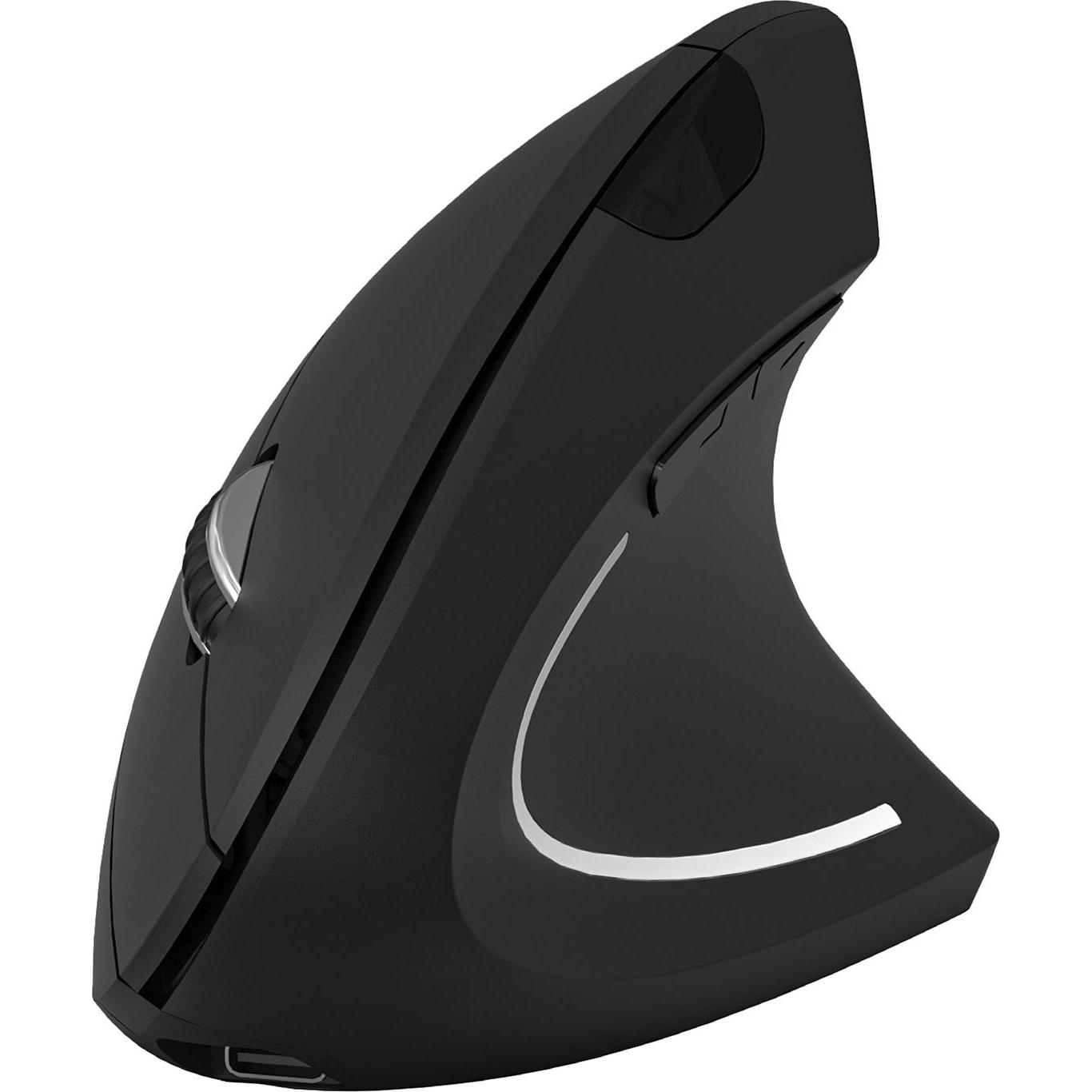 Subblim Raton Optico Dual Glide Vertical Ergo Dual Bateria Negro (Senza fili), Mouse, Nero