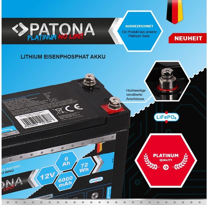 Produktbild Patona Platinum (12 V, 12 Ah)