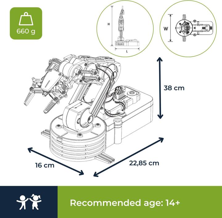 Immagine prodotto Velleman Braccio del robot