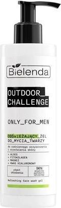 Actual product image Bielenda Only For Men Outdoor Challenge Refreshing Face Wash Gel 190ml (Cleansing gel, 190 ml)