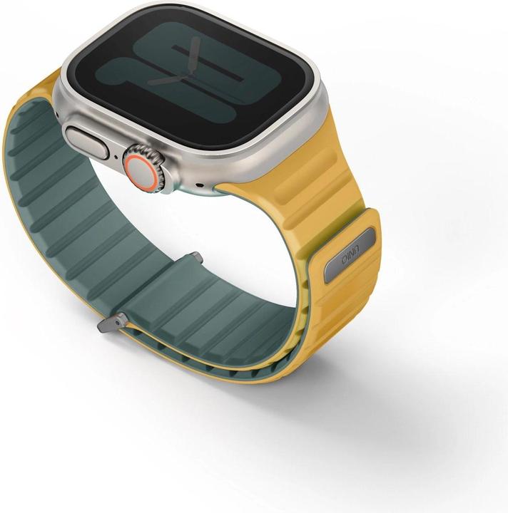 Actual product image Uniq pasek Revix Evo Apple Watch Series 1/2/3/4/5/6/7/8/9/SE/SE2/Ultra/Ultra2 42/44/45/49mm Reversible (42 mm, 49 mm, 45 mm, 44 mm, Stainless steel, Silicone)