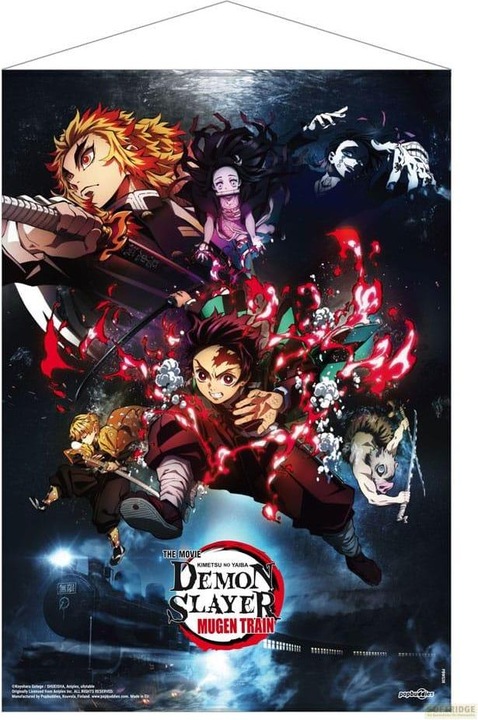 Produktbild POPbuddies Demon Slayer: Kimetsu no Yaiba Wandrolle Mugen Train Key Visual 50 x 70 cm