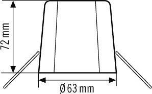Immagine prodotto Esylux Clip a molla per l'installazione