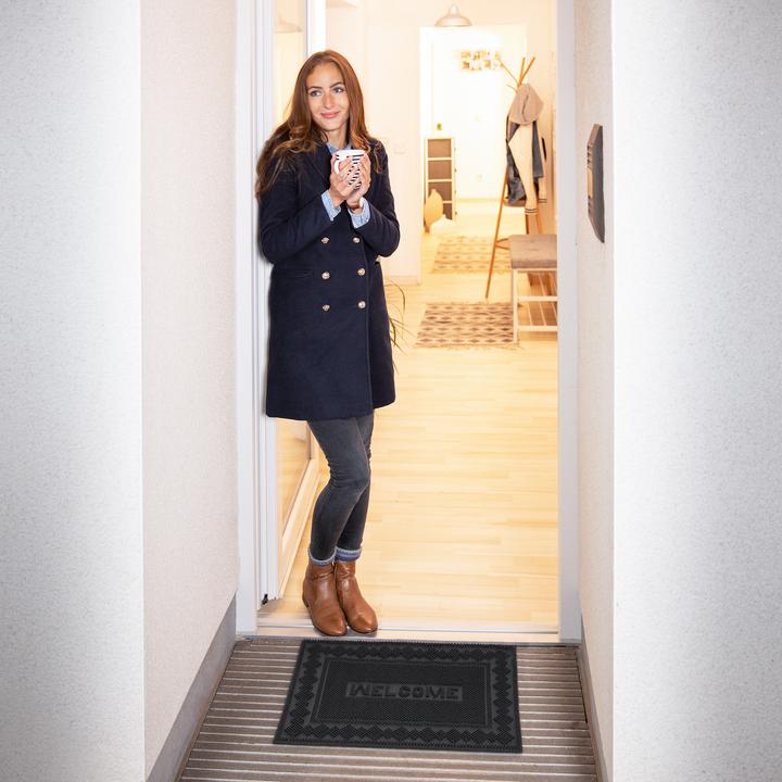 Immagine prodotto Relaxdays Zerbino-gomma esterno (60 x 40 x 0,5 cm)