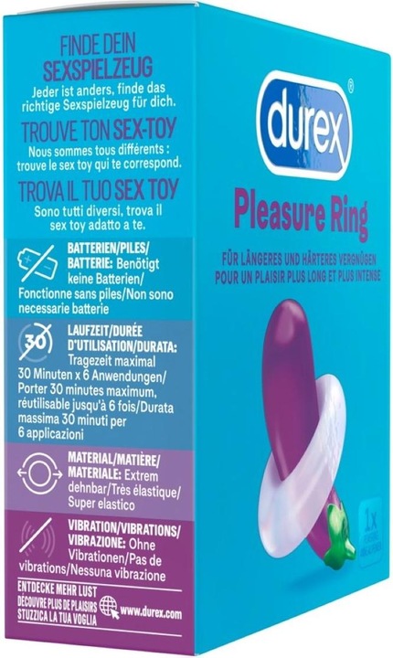 Actual product image Durex Pleasure (4 cm)