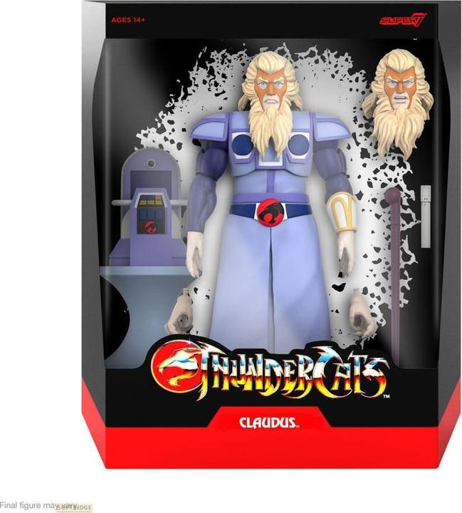 Actual product image Super7 Thundercats Ultimates action figure Claudus 18 cm