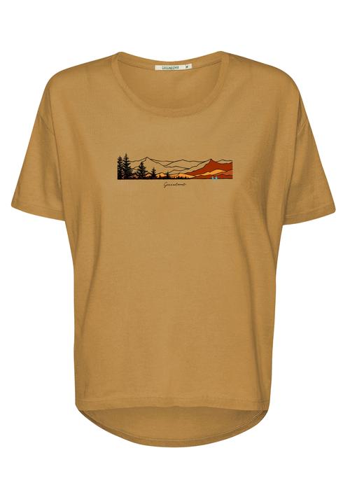 Greenbomb Women's Nature Hike Mountains Feel T-Shirt (L)