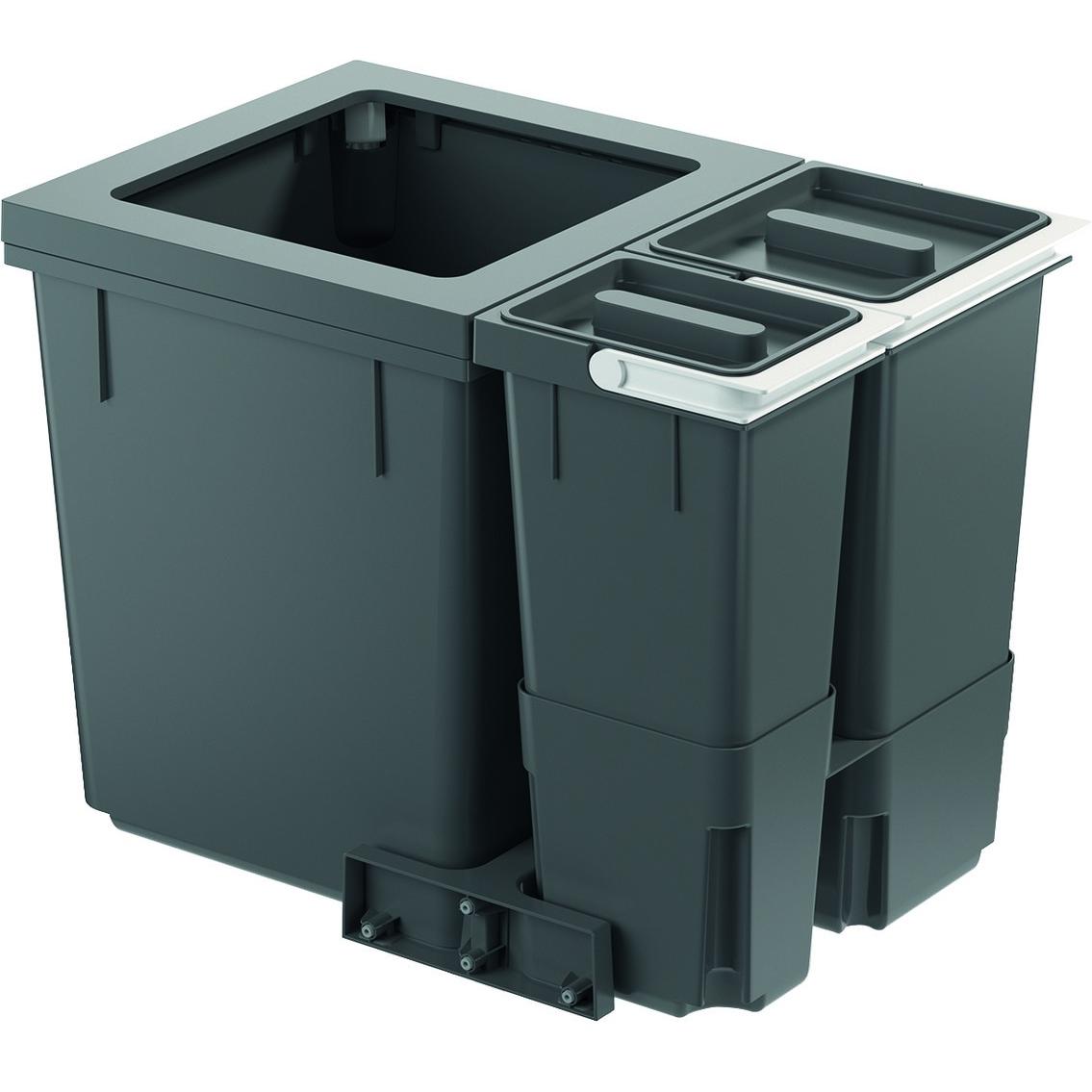 Müllex Kehrichtbehälter X-LINE X60, Abfalleimer, Grau