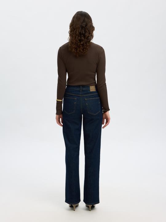 Produktbild Selected Geripptes Oberteil mit langen Ärmeln (L)