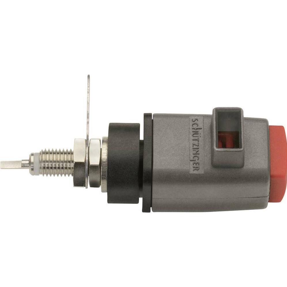 Schutzinger Schützinger KSDK 7730 Ni / RT Kelvin-Schnelldruckklemme Rot 1 St., Elektronikkabel + Stecker, Rot
