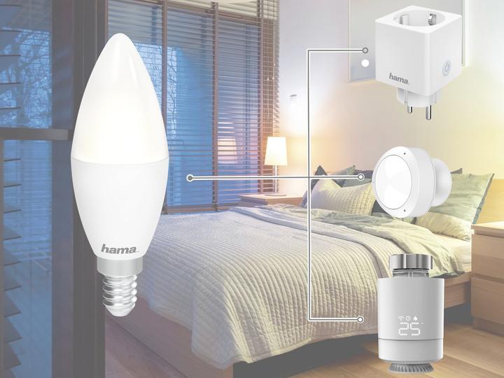 Immagine prodotto Hama WLAN LED-Lampe (E14, 470 lm, 1 x)
