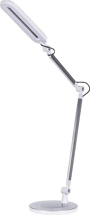 Produktbild Beliani Schreibtischlampe LED Metall silber 80 cm verstellbar GRUS (910 lm)