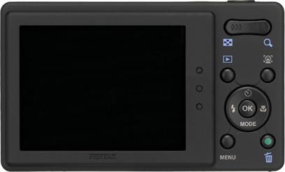 Actual product image Pentax Optio H90, 12MP, 5x zoom, HD movies, silver/white (1/2,3'')