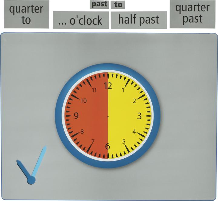 Image du produit Betzold Horloge d'enseignement : Quelle est l'heure? (Anglais)